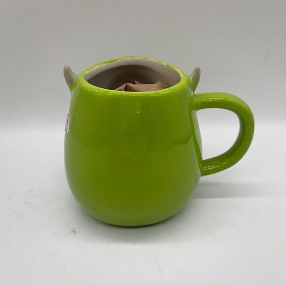 Disney Monsters Inc Mike Wazowski Mug Coffee 20 Oz. Ceramic 3D Figural Green - Picture 3 of 6